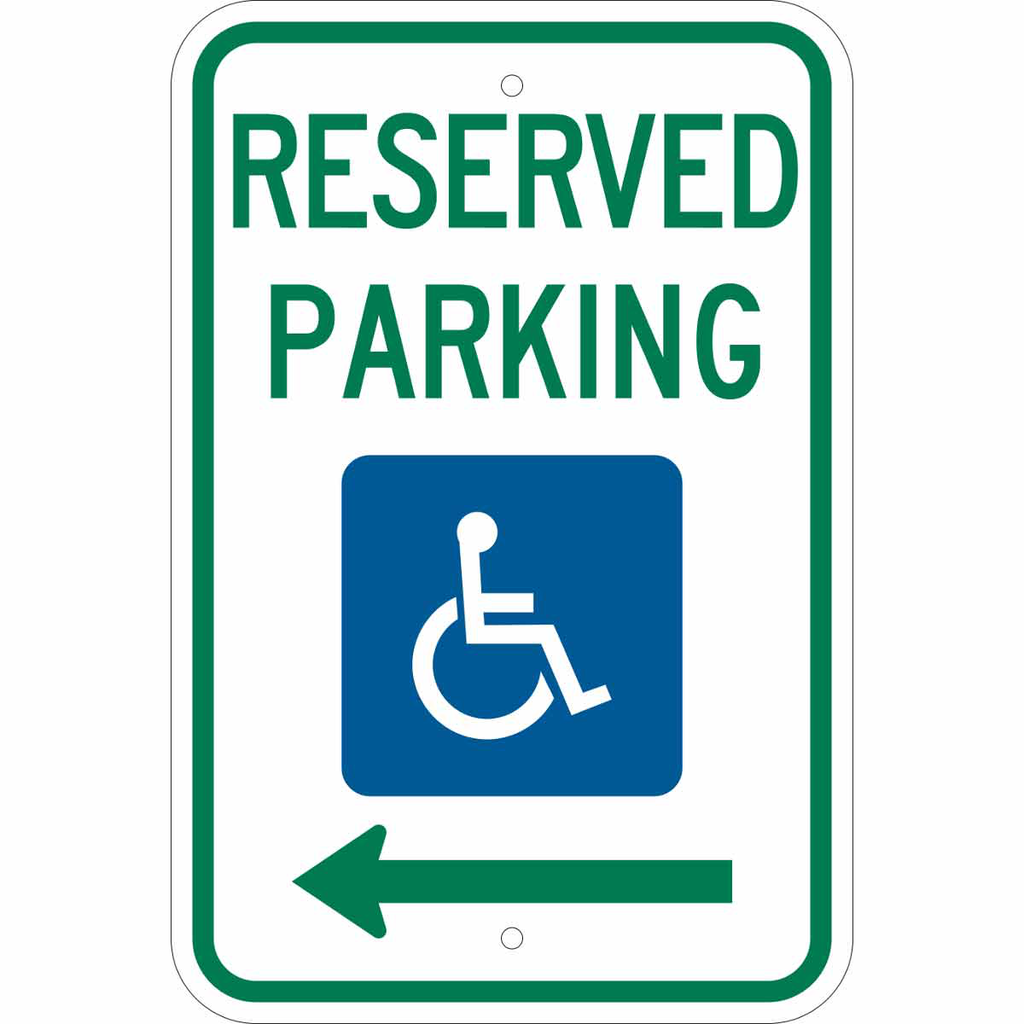 Reserved Parking Sign