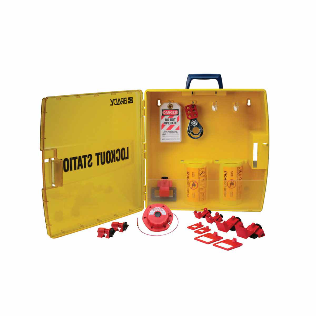 Ready Access Electrical Lockout Station without Padlocks