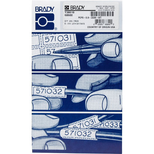BRADY PCPS-0.9-3336-WT Booklet,B319 BRADY PCPS-0.9-3336-WT Booklet,B319