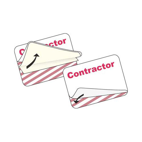 One-Step SecurAlert Badge / Contractor