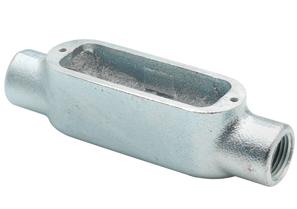 Rigid and IMC Conduit Body, Type C, Aluminum, Size 1 Inch