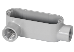 Rigid and IMC Conduit Body, Type LL, Aluminum, Size 3 Inch