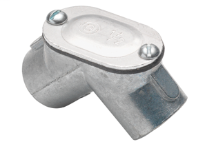 Bridgeport 81-DC 1/2" Rigid Pull Elbow, Threaded, Die Cast