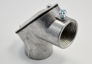 Aluminum 1" Set Screw Coupling Pull Elbows