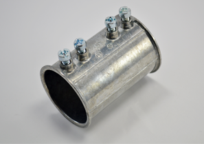 Bridgeport 244-DC 1-1/2" EMT Set Screw Coupling, Die Cast