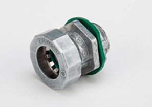 Bridgeport Fittings Mighty-Seal® 3/4 inch EMT Connectors are used to connect a 3/4 inch EMT raceway to a box, device or enclosure. The 251MSRT 3/4 inch Mighty-Seal® connector is UL listed for use in wet locations. Raintight. Patented