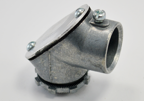 Set Screw Connector Pull Elbow, Zinc Die Cast, Size 3/4 Inch