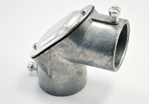 Pull Elbow, Zinc Die Cast, Size 1 1/4 Inch