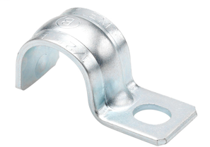 Bridgeport 921-S 3/4" 1-Hole Strap, EMT, Steel