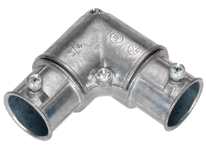 3/4" Set Screw Inside Corner Elbow with Cover