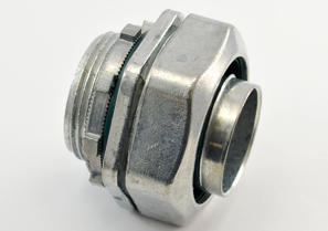 Bridgeport 437-LT2 3" Straight Connector, Liquidtight, Die Cast