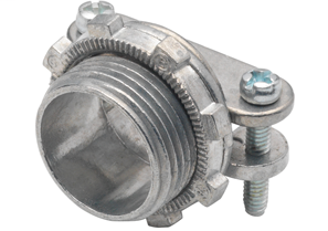 Bridgeport 660-DC2 3/4" Round Cable Connector, 2-Screw, Strap, NM/SE, Die Cast