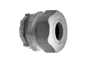 Connector, Cord Grip, Straight, Zinc Die Cast, Size K.O. 3/4 Inch, Cord Range .625 Inch - .750 Inch
