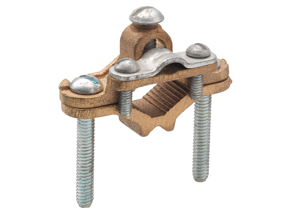 Clamp, Ground, Direct Burial, Bronze, Strap Type