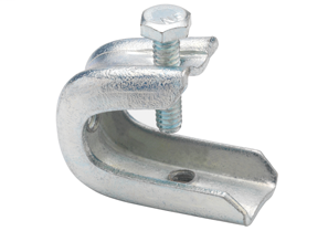 Clamp, Beam, Insulator Support, Steel, Tap Size (UNC) 3/8-16