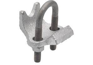 Clamp, Conduit, Right Angle, Malleable Iron, Size 3/4 Inch.