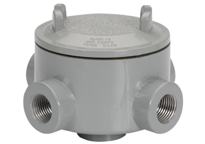 1" 5-Hub Round Outlet Box