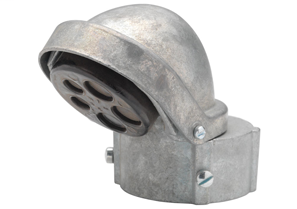 Entrance Cap, Mast, Aluminum, Size 2 Inch, 1 1/4 Inch Cap
