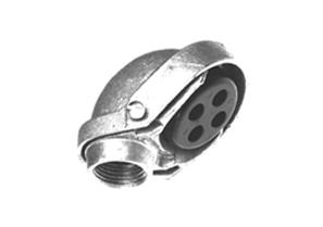 Entrance Cap, Set Screw, One Screw, Aluminum, Size 1-1/2 Inch