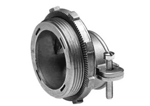 Connector, Strap, Two Screw, Zinc Die Cast, Size K.O. 2-1/2 Inch