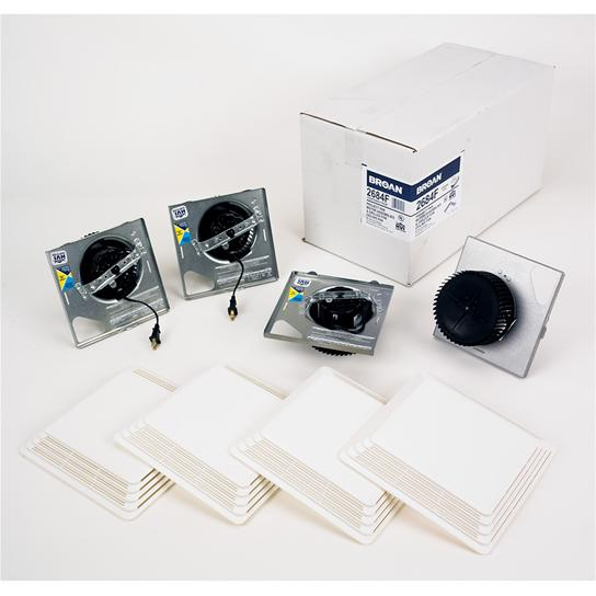 Broan 2676F 1.3 Amp 110 CFM 4 Sones White Polymeric Ventilation System Finish Pack Broan 2676F 1.3 Amp 110 CFM 4 Sones White Polymeric Ventilation System Finish Pack