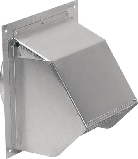 Wall Cap for 6" Round Duct for Range Hoods and Bath Ventilation Fans