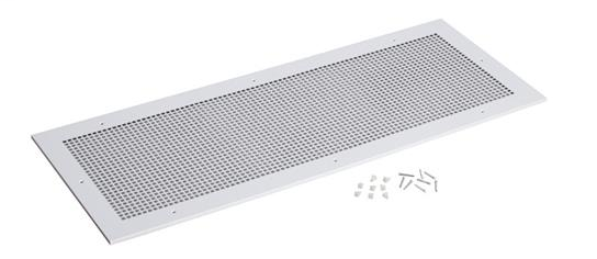 Grille Kit for Model L2000L Ventilator. White enameled steel grille measures 16-1/4" x 39-5/8"