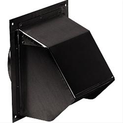 Wall Cap for 6" Round Duct for Range Hoods and Bath Ventilation Fans