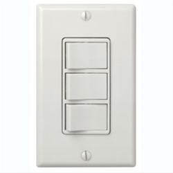 Broan 77DV 20 Amp 120 VAC 1-Gang Ivory 4-Function Control Switch