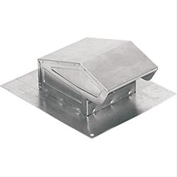 Roof Cap, Aluminum, for 3" or 4" Round Duct