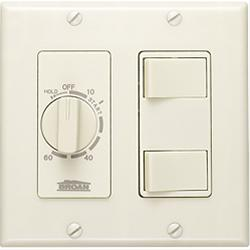 60 Minute Time Control with two rocker switches, Ivory