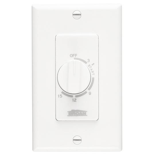 15 Minute Time Control, White, 20/10 amps, 120/240V