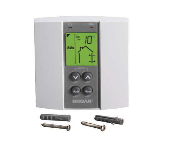 Programmable Electronic Wall Control with LCD Display. Four modes and filter function