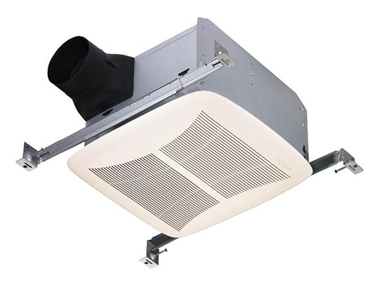 Very Quiet 80 CFM Ventilation Fan, with White grille, ENERGY STAR Qualified