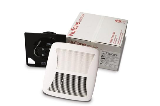 Project Pack for QTRN080 Very Quiet Ventilation Fans with White Grille