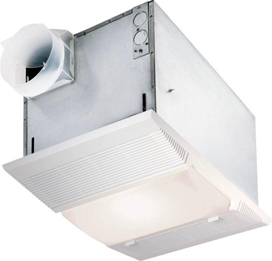 Heater/Fan/Light/Nightlight, 1500W Heater, 70 CFM; Ventilation Fans