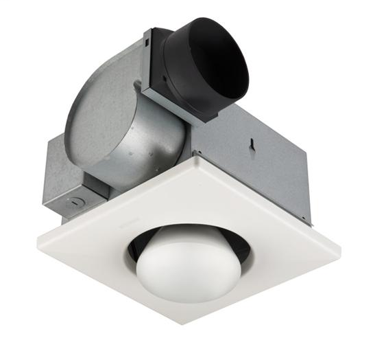 One-Bulb Heater/Fan, 250W Bulb, 70 CFM; Ventilation Fans