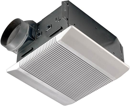 Product image for Broan 8814R 120 VAC 110 CFM 10-1/4 x 11-1/2 Inch White Grille Ventilation Fan