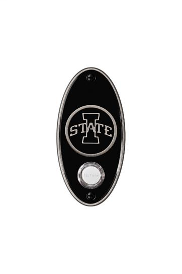 Iowa State University Doorbell Pushbutton (Satin Nickel)