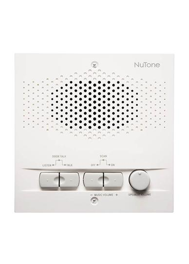 Indoor Remote Station for 4-wire intercom systems, 5-1/2w x 5-1/2h x 1-7/16d, Projects 1-1/4 from wall in White