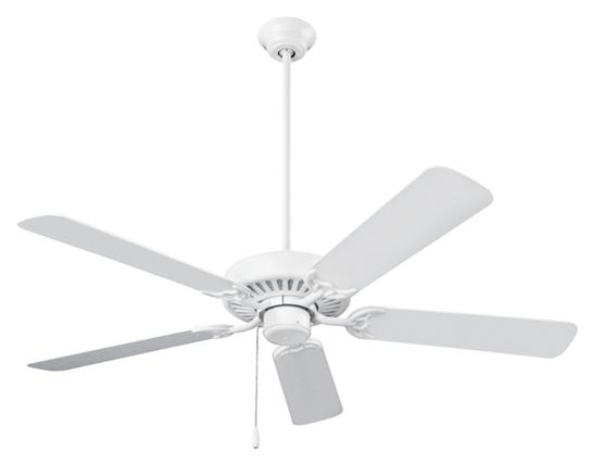 Standard Series Ceiling Fan, 52" Diameter, in White Finish