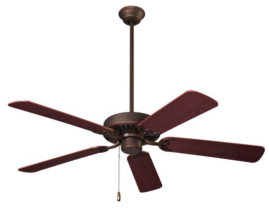 Standard Series Ceiling Fan, 52" Diameter, in Oil-Rubbed Bronze Finish