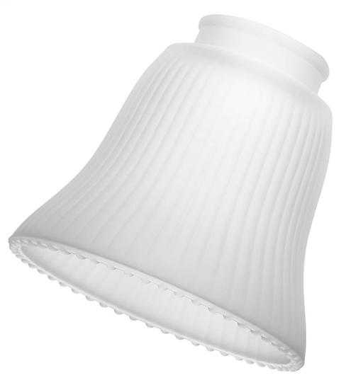 Glass Shades for Turtle Fitter Ceiling Fan Light Kit, 5-3/8"w x 4-7/8"h, in Frosted White