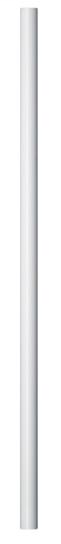 Downrod for Ceiling Fans, 24" Length, 1/2" Diameter, in White Finish