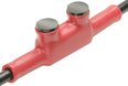 Product image for Burndy BISR3/0DB In-Line Splice/Reducer, 2 Port, 1/0-3/0 AWG, Al/Cu Rated