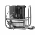 Electric Hydraulic Pump With Steel Roll Cage, Remote Pendent Control switch, 115 V, 1 HP, 10000 PSI