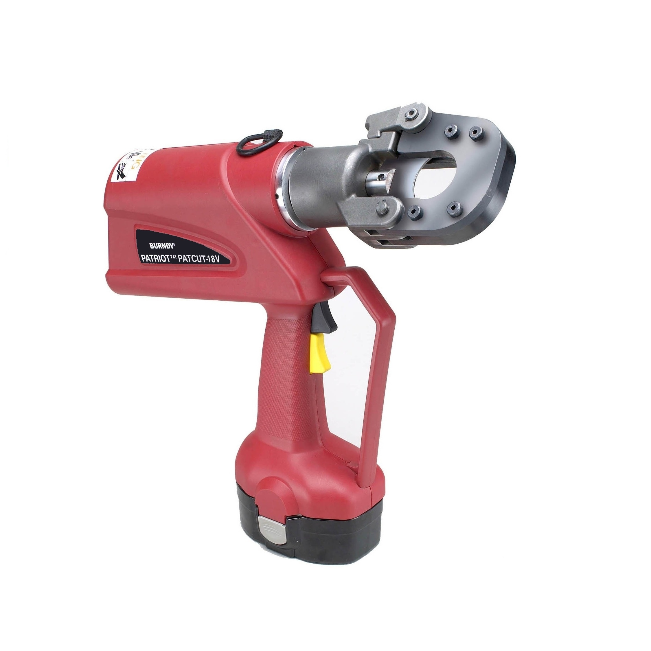 Battery Actuated Cutting Tool, Hydraulic Self Contained, 1.29" Copper(Max), 1.29" Aluminium(Max), 1113 ACSR(Max),18V Ni-MH, 5/8" Ground Rod