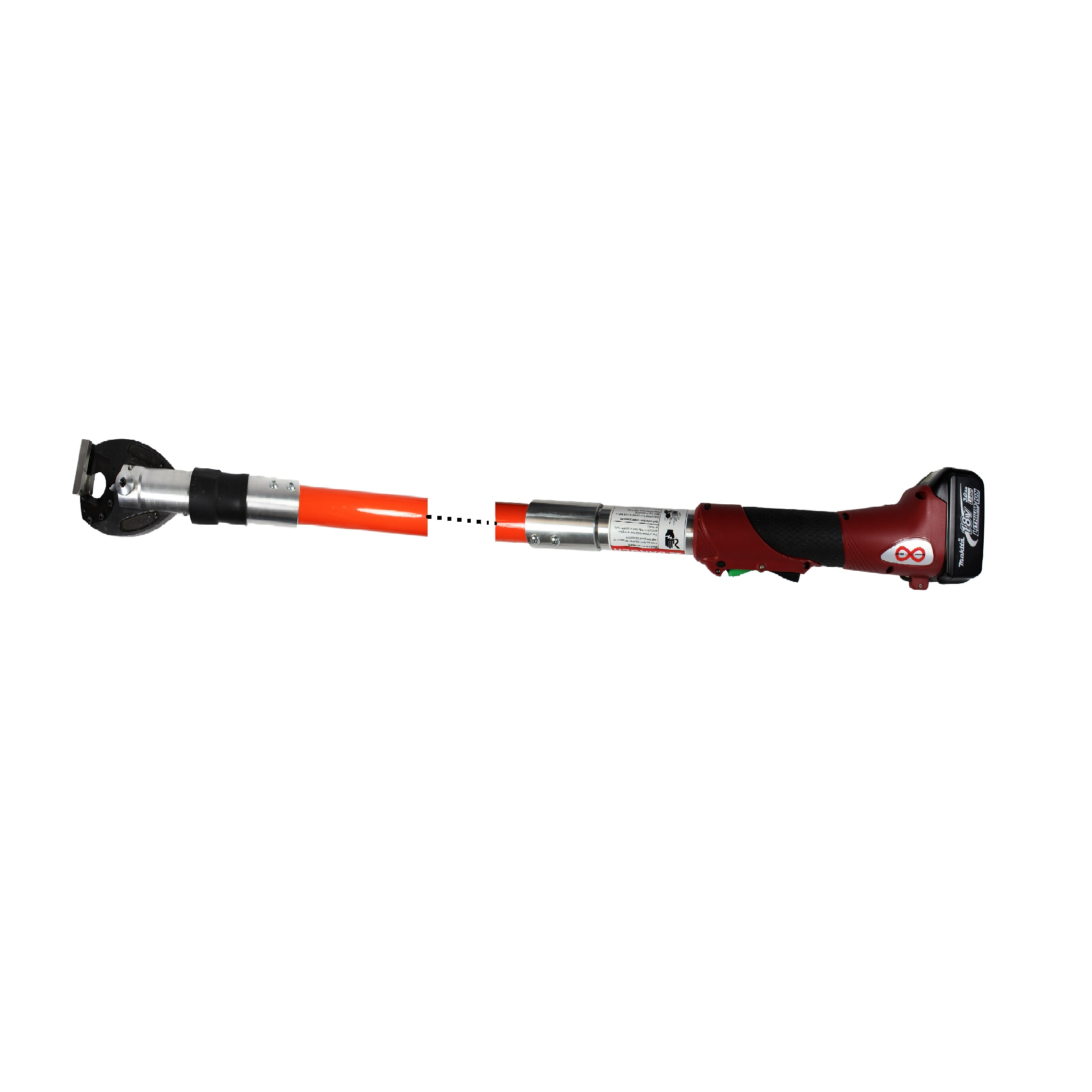 Scissor Action Cutter, 72" Long, 18V Ni-MH
