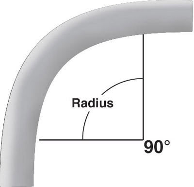 Schedule 80 90° 24" Radius Bends Plain End
