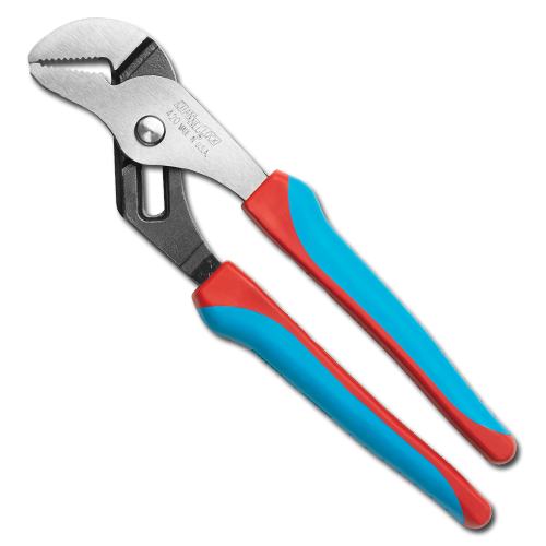 Channellock 420CB 9.5 Inch Length 1.5 Inch Capacity Tongue & Groove Straight Jaw Pliers with Code Blue Comfort Grips Channellock 420CB 9.5 Inch Length 1.5 Inch Capacity Tongue & Groove Straight Jaw Pliers with Code Blue Comfort Grips